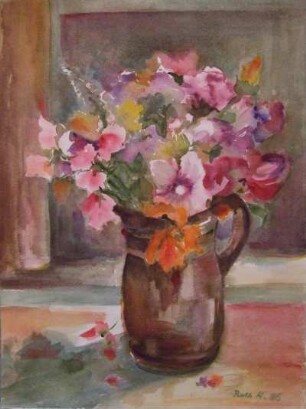 Blumen im Krug