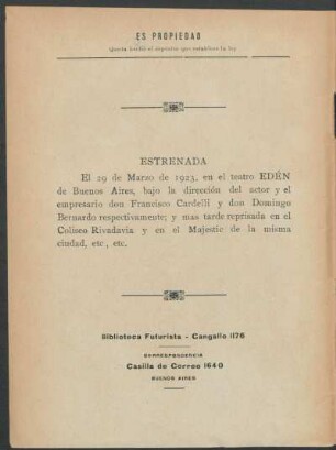 Estrenada