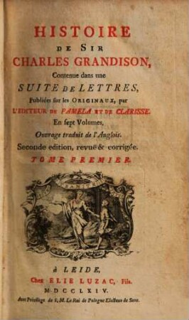 Histoire de Sir Charles Grandison, 1