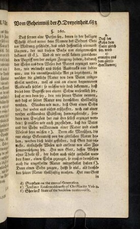 683-694, Erste Abtheilung § 260 - 262