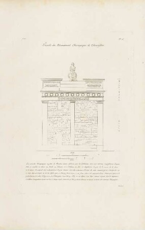 Abb.: Pl. 43 Façade du Monument Choragique de Thrasyllus.