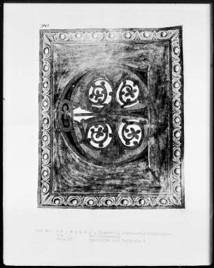 Perikopenbuch — Initialzierseite mit Initiale C, Folio 87recto