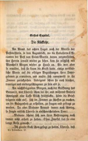 Die Postmeisterin : Eine Erzählung aus der neuern Zeit. Von Elie Berthet. Deutsch von A. Kretzschmar, 3