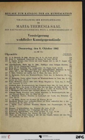 Ölgemälde (Nr. 401-650)