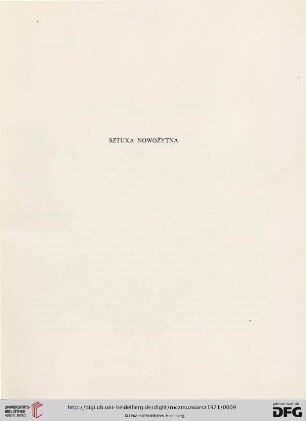 Sztuka nowożytna