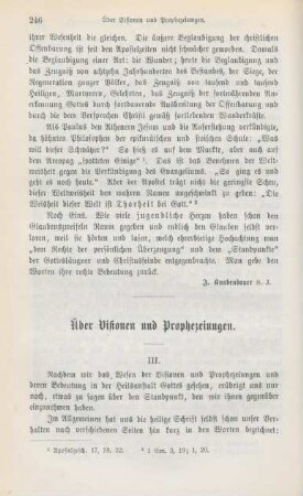 246-264 Über Visionen und Prophezeiungen : Fortsetzung