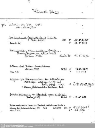 Kunowski, Johannes