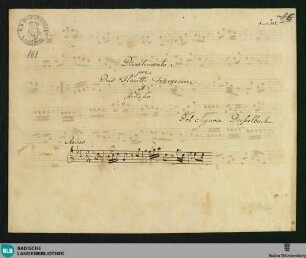2 Divertimentos - Mus. Hs. 101-102 : fl (2), b