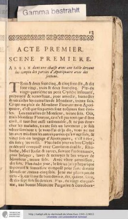 Acte Premier Scene Premiere