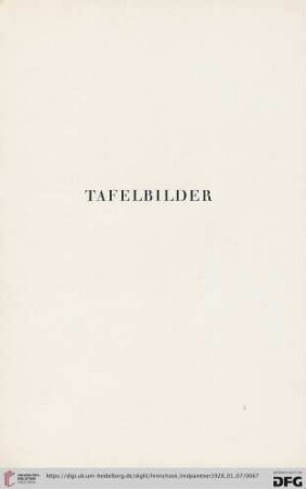 Tafelbilder (Nr. 46-57)
