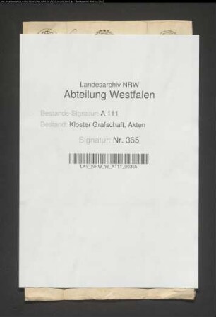 Westfeld: Kloster G. ./. Interessenten der Gemeinheit Westfeld
