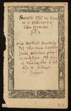 Bl. 8 = Nr. 14 und 13