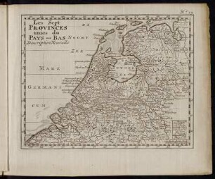 No. 15. Les Sept. Provinces unies du Pays-Bas Description Nouvelle.
