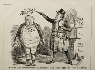 "Robert the -" paralysing John Bull with his mystic branch