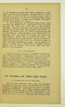 Die Marschen und Inseln unsers Landes