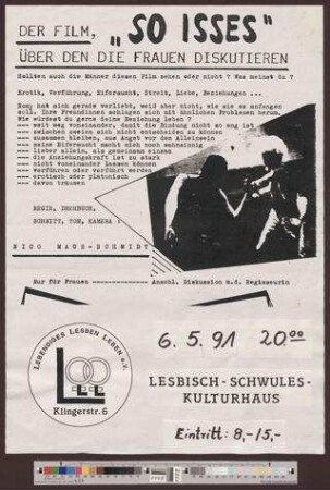 Der Film "So Isses" über den Frauen diskutieren