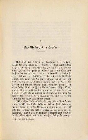 Das Grab der heiligen Jungfrau Maria : eine historisch kritische Studie