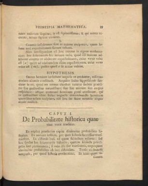 Caput I. De Probabilitate historica quae ...