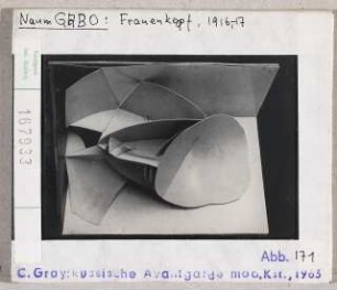 Naum Gabo: Frauenkopf, 1916-17