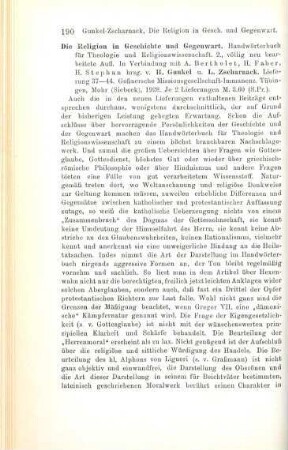 190-191 [Rezension] E - H
