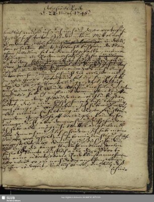 Abschiedsrede d. 23.03.1746