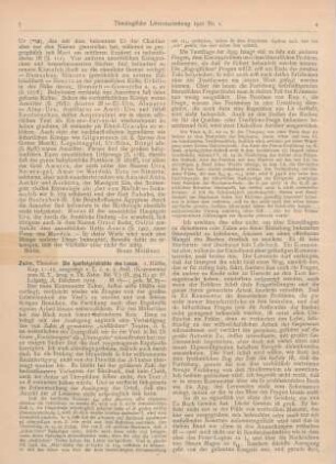 3-5 [Rezension] Zahn, Theodor, Die Apostelgeschichte des Lucas. 1. Hälfte: Kap. 1-12, ausgelegt
