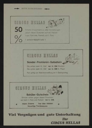 Circus Hellas, Kemnath, 1977