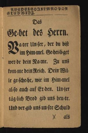 Das Ge-bet des Herrn