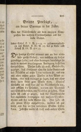 445-472, Dritte - Vierte Predigt.