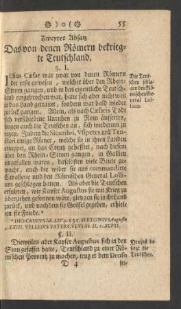 Zweyter Absatz