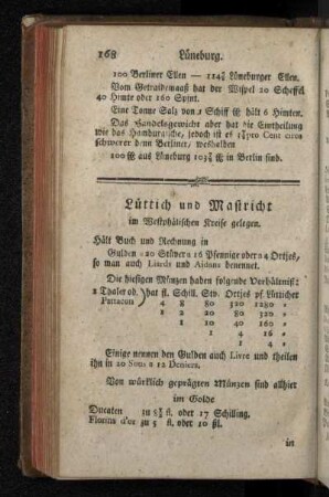 Lüttich und Mastricht im Westphälischen Kreise gelegen.