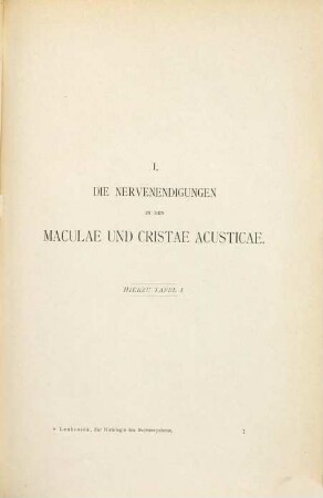 Beiträge zur Histologie des Nervensystems und der Sinnesorgane