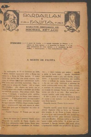 Pardaillan e Fausta : Romance histórico