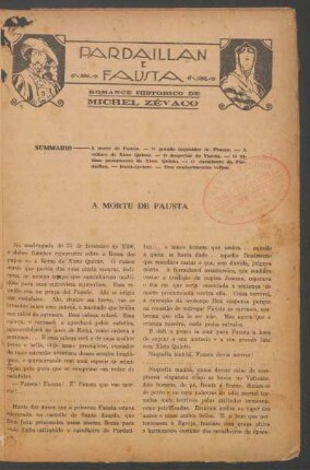 Pardaillan e Fausta : Romance histórico