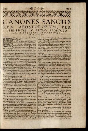 Caonones Sanctorum Apostolorum ..