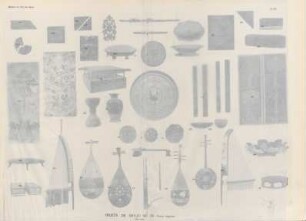 [Pl. XX. Objets de Shyau so in (Trésor impérial) ...]