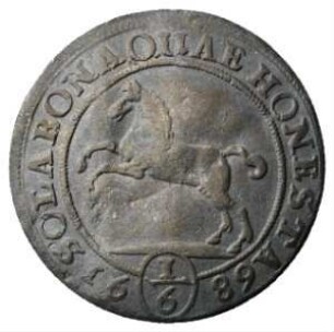 Fundmünze, 6 Mariengroschen (1/6 Taler), 1689