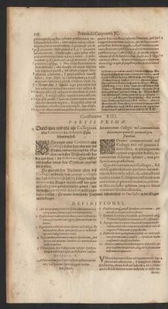 Constitutio XIII.