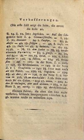 Das Fichtelgebirge, 2. Versuch einer geographisch-naturhistorischen Beschreibung des Fichtelgebirges : (Mit einer grossen Charte, sechs Kupfern und einer gemahlten Pflanze)