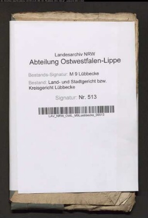 Erblasser: Goering, Friedrich Philipp Wilhelm; Erblasser: Goering, Catharine Marie, geb. von Aschen: