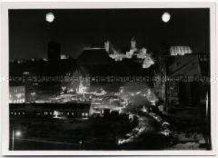 Nürnberg, Kaiserburg bei Nacht