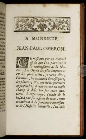 A Monsieur Jean-Paul Ombrosi