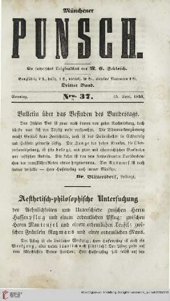 Nro. 37 (15. September 1850)