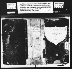 Schatzungsbuch über Weißbach und Guthof.