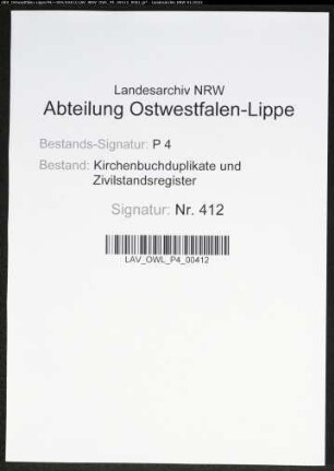 Kirchenbuchduplikat der katholischen Gemeinde Wormbach, Kreis Meschede (GHT 1869-1874). (Gemeinde: Katholischen Gemeinde)