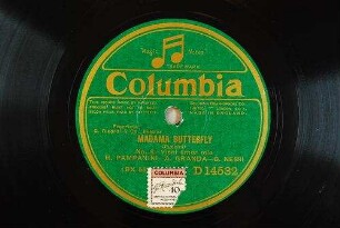 Madama Butterfly : No. 6; Vieni amor mio / (Puccini)
