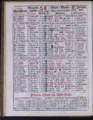 1744. Verbesserter October.