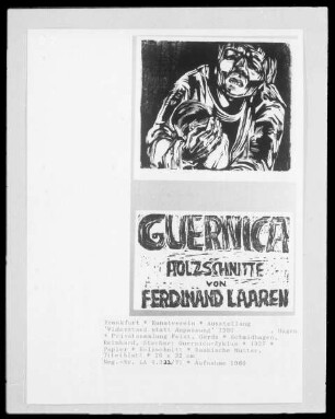 Guernica-Zyklus — Baskische Mutter, Titelblatt