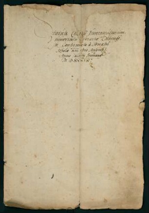 Statuta Collegii Jure consultorum Universitatis Literariae Tubinge[n]sis [...] / Libellus Statutorum Facultatis Iuridicae