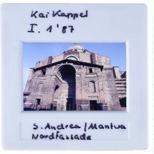 Mantua, S. Andrea : Nordfassade